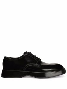 Dolce & Gabbana chaussures en cuir à lacets - Noir