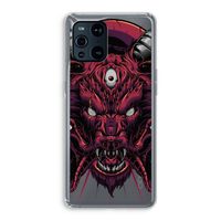 Hell Hound and Serpents: Oppo Find X3 Transparant Hoesje