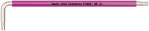 Wera 3967 SXL HF TORX® Stiftsleutel Multicolour met vasthoudfunctie, lang, RVS, TX 20 x 137 mm - 05022684001