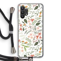 Sweet little flowers: Samsung Galaxy A32 5G Transparant Hoesje met koord