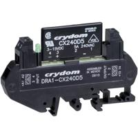 Crydom Halfgeleiderrelais DRA1-CXE240D5 5 A Schakelspanning (max.): 280 V/AC Schakelend bij overbelasting 1 stuk(s) - thumbnail