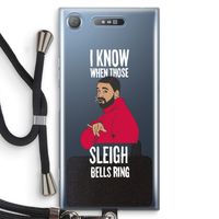 Sleigh Bells Ring: Sony Xperia XZ1 Transparant Hoesje met koord