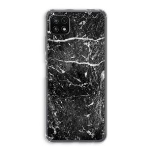 Zwart marmer: Samsung Galaxy A22 5G Transparant Hoesje