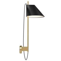 Louis Poulsen Yuh wandlamp LED messing zwart