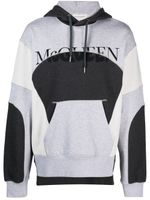 Alexander McQueen hoodie à logo imprimé - Gris