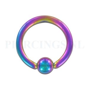 BCR 1.2 mm geanodiseerd rainbow