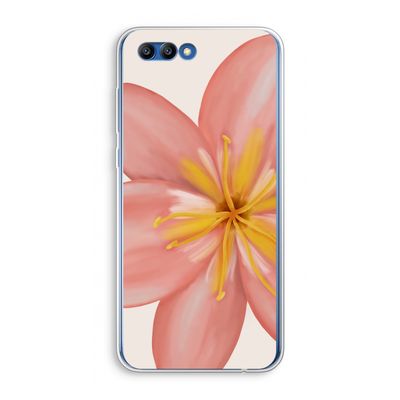 Pink Ellila Flower: Honor 10 Transparant Hoesje