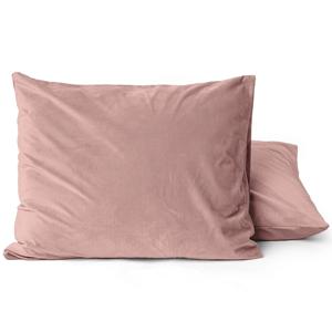 Zavelo Velvet Kussenslopen Oud Roze (2-stuks)