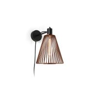 Wever Ducre Wiro Cone 1.1 Wandlamp - Roest - met stekker - thumbnail