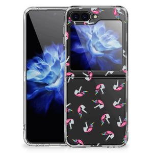 TPU bumper voor Samsung Galaxy Z Flip 5 Unicorns