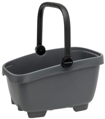 Newlooxs New looxs mand clipper antraciet racktime 28l 47x37x27 cm 700.810rt