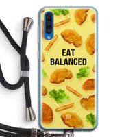 Eat Balanced: Samsung Galaxy A50 Transparant Hoesje met koord