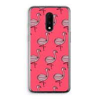 Flamingo: OnePlus 7 Transparant Hoesje Flamingo: OnePlus 7 Transparant Hoesje