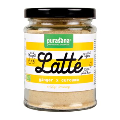 Purasana Latte gember/curcuma vegan bio