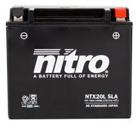 NITRO Gesloten batterij onderhoudsvrij, Batterijen voor motor & scooter, NTX20L-SLA