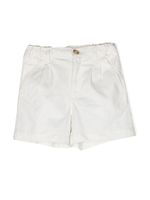 Bonpoint short chino à patch logo - Blanc - thumbnail