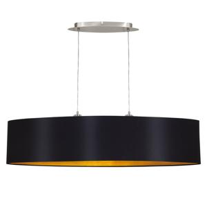 Eglo Landelijke hanglamp Maserlo 100cm zwart met goud 31616