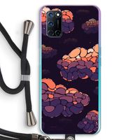 Patroon Wolken: Oppo A72 Transparant Hoesje met koord