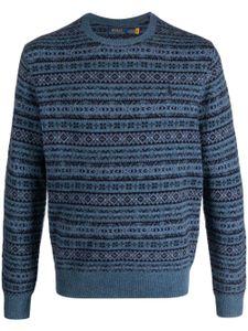 Polo Ralph Lauren pull en maille intarsia - Bleu