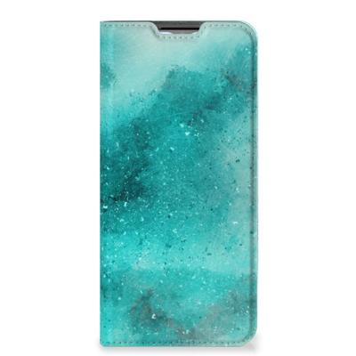 Bookcase OPPO A54s | A16 | A16s Painting Blue Bookcase OPPO A54s | A16 | A16s Painting Blue