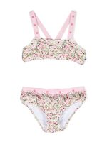 Molo bikini Naila à fleurs - Blanc