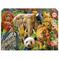Dieren Puzzel Educa 500 Onderdelen