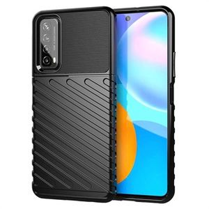 Thunder Series Huawei P Smart 2021 TPU Hoesje - Zwart