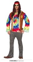 Hippie Outfit Tie Dye Heren