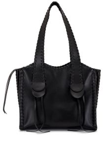 Chloé sac cabas Mony en cuir - Noir