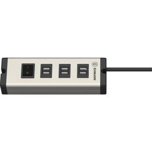 Ehmann USB Multilader 6-Port 6,3 A USB-laadstation Thuis Aantal uitgangen: 6 x USB