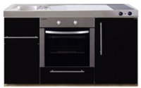 MPB 150 Zwart metalic met koelkast en oven RAI-939
