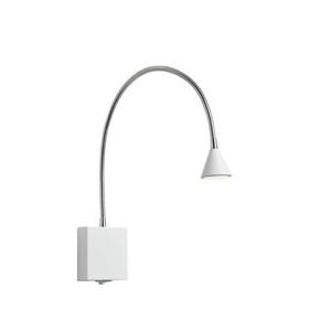 Lucide BUDDY Bedlamp 1xGeïntegreerde LED - Wit