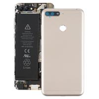 Achtercover met Zijkleutels & camera lens voor Huawei Honor Play 7A (goud)