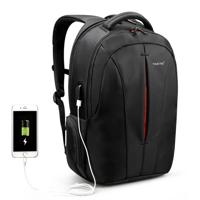 Waterdichte 15 6-inch laptop rugzak anti-diefstal Business reizen rugzak schooltas (zwart + oranje USB)