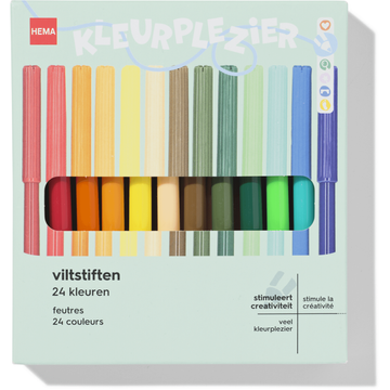 HEMA 24 Viltstiften bij Jumbo