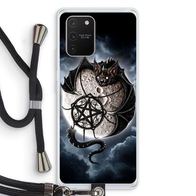 Volle maan: Samsung Galaxy S10 Lite Transparant Hoesje met koord