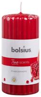 Bolsius True Scents stompkaars geur 120/58 pomegranate 1 Stuks