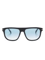 Eyewear by David Beckham lunettes de soleil rectangulaires à logo - Noir