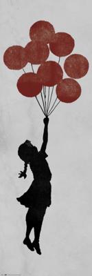 Poster Brandalised - Girl Floating Original 53x158cm
