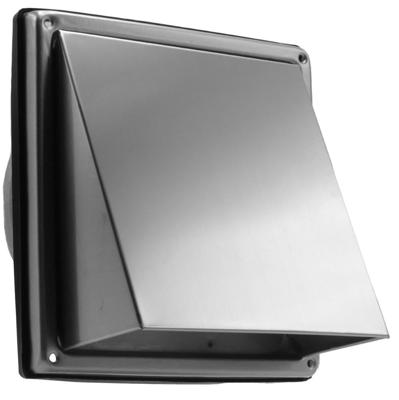 Enzo Nedco RVS buitenrooster vierkant 100 mm Nedco - 1400465