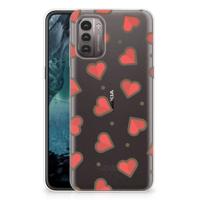 Nokia G21 | G11 | TPU bumper | Hearts