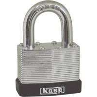 Kasp K13040D Hangslot 40 mm Verschillend sluitend Zilver Sleutelslot