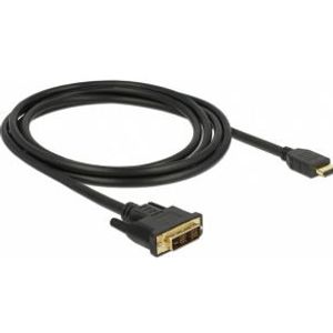 DeLOCK 85584 video kabel adapter 2 m HDMI Type A (Standaard) DVI-D