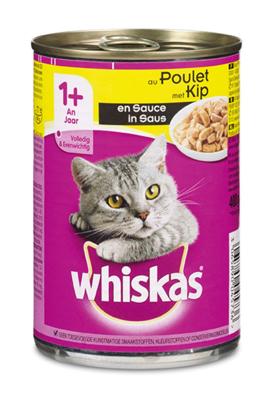 5 stuks! Blik Saus met Kip 400 g - Whiskas