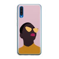 Yellow glasses: Samsung Galaxy A50 Transparant Hoesje
