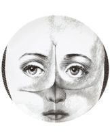 Fornasetti assiette "Tema e variazioni" - Blanc - thumbnail