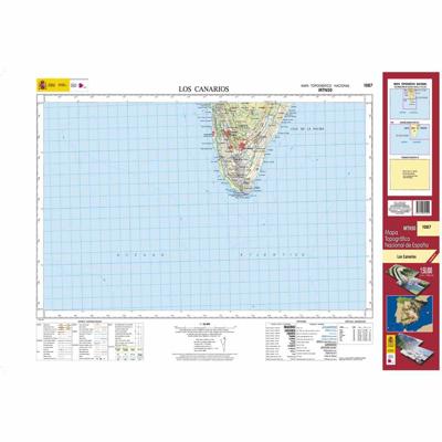 Topografische kaart 1087 MT50 Los Canarios (La Palma) | CNIG - Instituto Geográfico Nacional1
