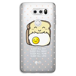 Sleep All Day: LG V30 Transparant Hoesje