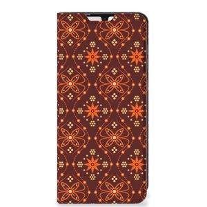 Samsung Galaxy A33 5G Hoesje met Magneet Batik Brown