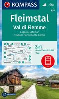 Wandelkaart 655 Fleimstal | Kompass Wandelkaart 655 Fleimstal | Kompass